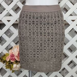 Wai Ming Crochet Pencil Skirt Size 4